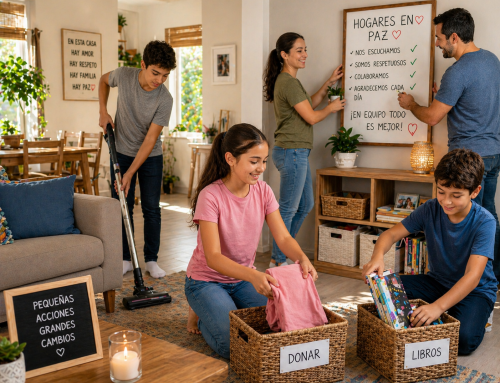 Niños organizados, hogares en paz